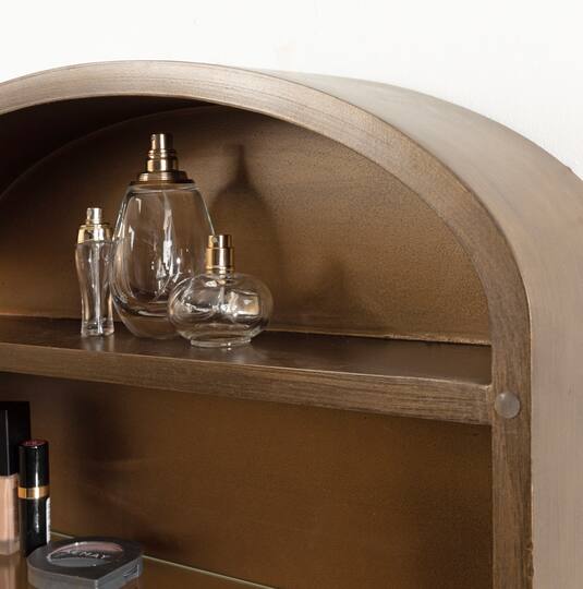 Kate and Laurel Arendahl Jewelry MDF Mirror Cabinet